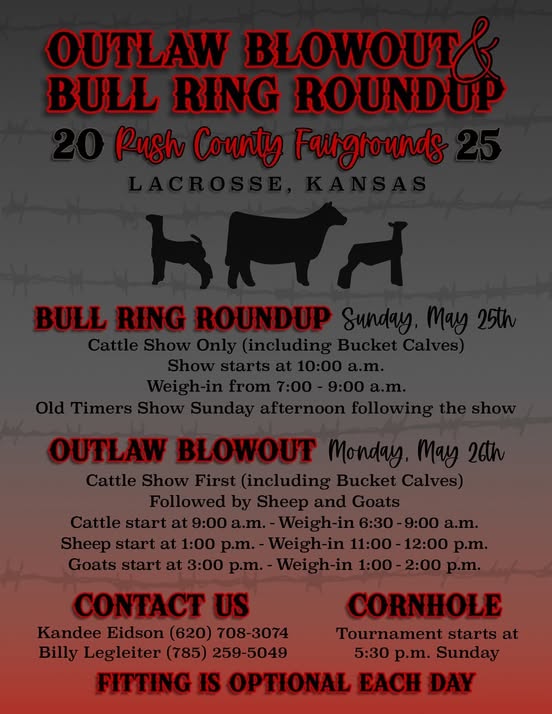 Rush Co livestock May 2025