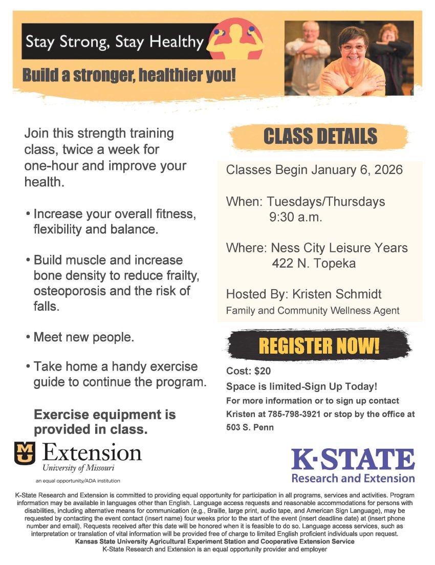 Stay Strong Stay Healthy 2026