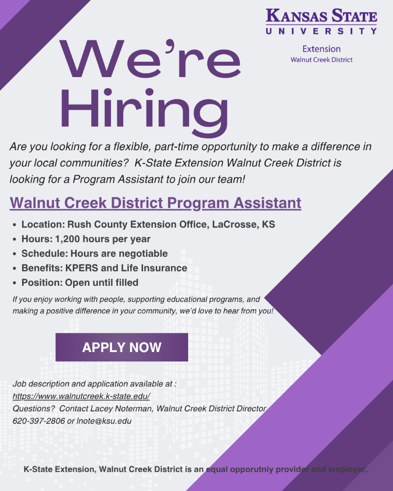 Hiring a Program Assistant 